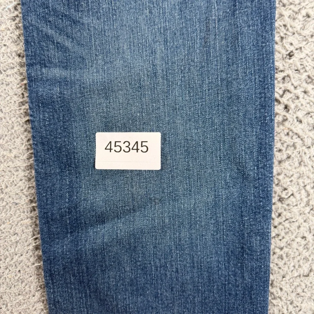 Levi's 558 Jeans Mens 34x32 Blue Cotton Denim Straight Workwear‎ Stretch Faded